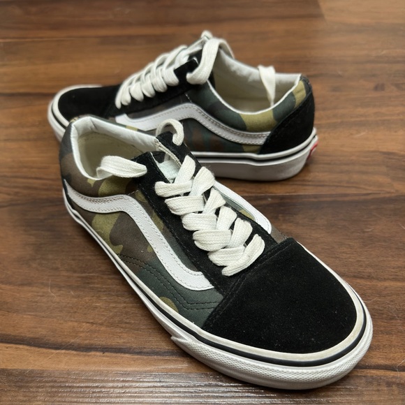Vans Shoes - Woodland Camo Old Skool Vans